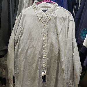 Mens striped button up